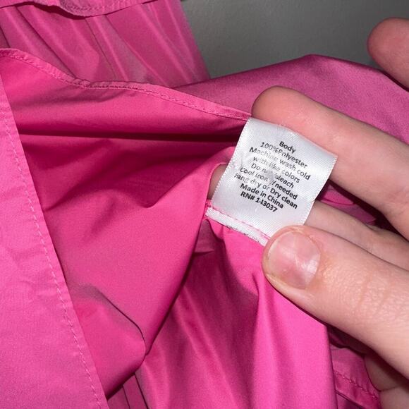 Hunter Bell NWT Pamela Tiered Mini Dress Ruffle Detail Azaela Pink Size 4 - Picture 7 of 9